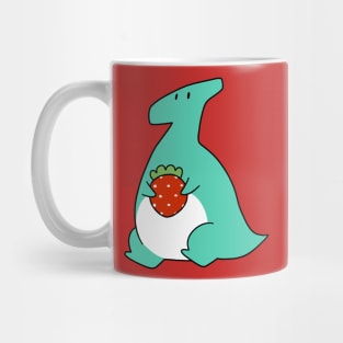 Strawberry Hadrosaurid Mug